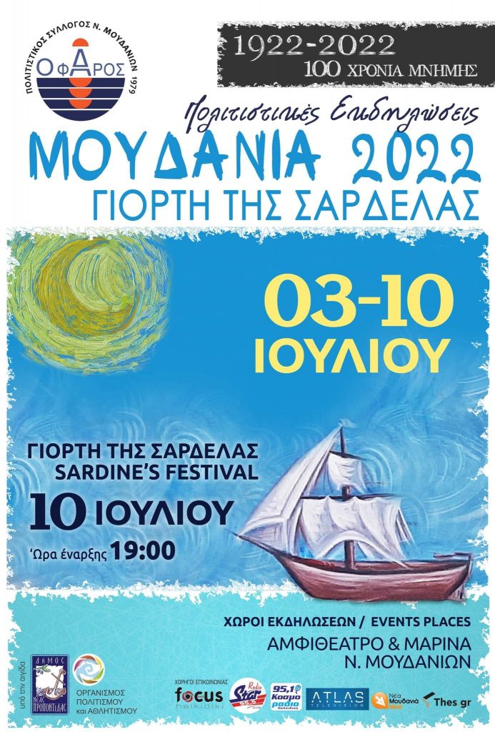 Poster of Sardine Festival 2022 at Nea Moudania