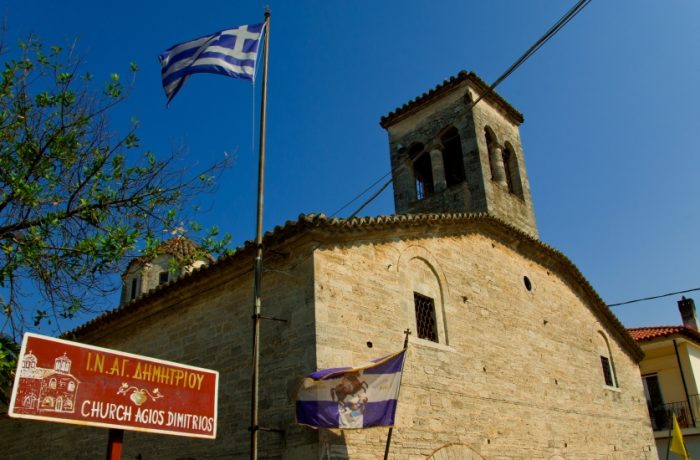 The church of Agios Demetrios