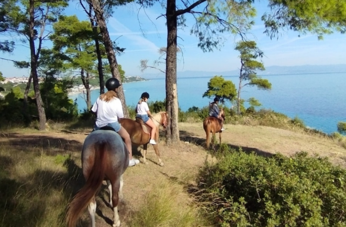 Horse riding in Kassandra